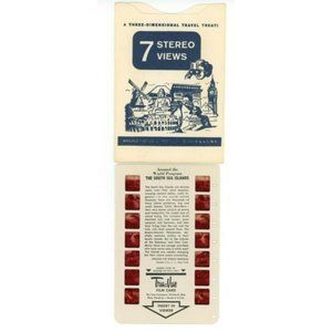 Vintage Tru Vue Tru-Vue Film Card The South Sea Islands‎ Around The World 3D